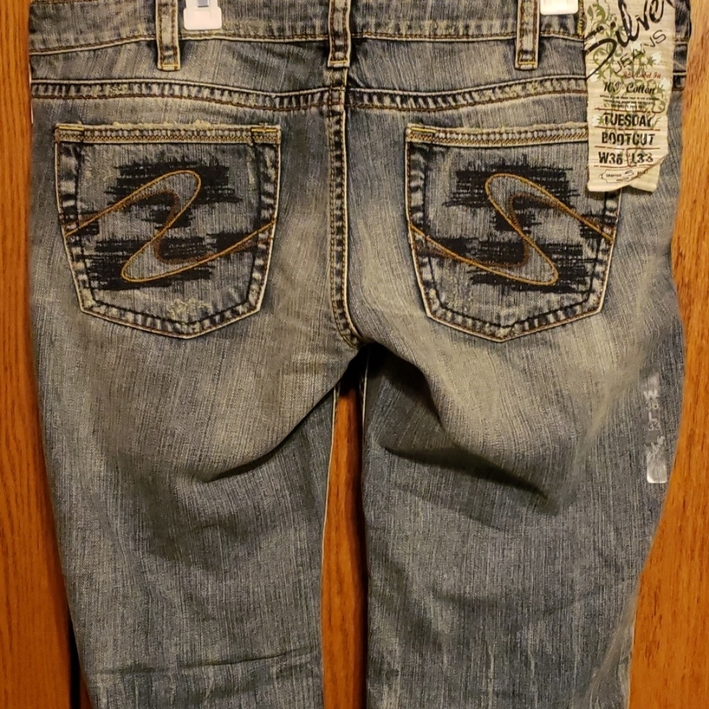 New Silver Jean's 36×33
